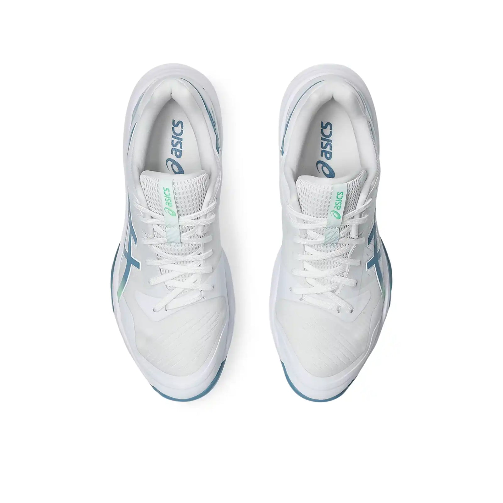 ASICS Sky Elite FF 3 chaussures de volley-ball homme - White / Saba Blue