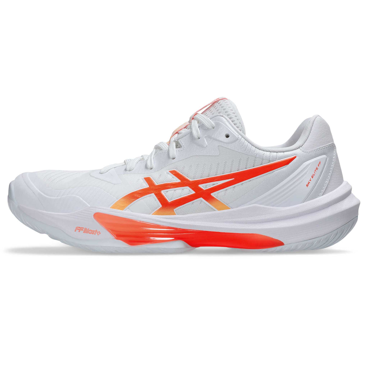 ASICS Sky Elite FF 3 Women's Volleyball Shoes - White / Vivid Coral