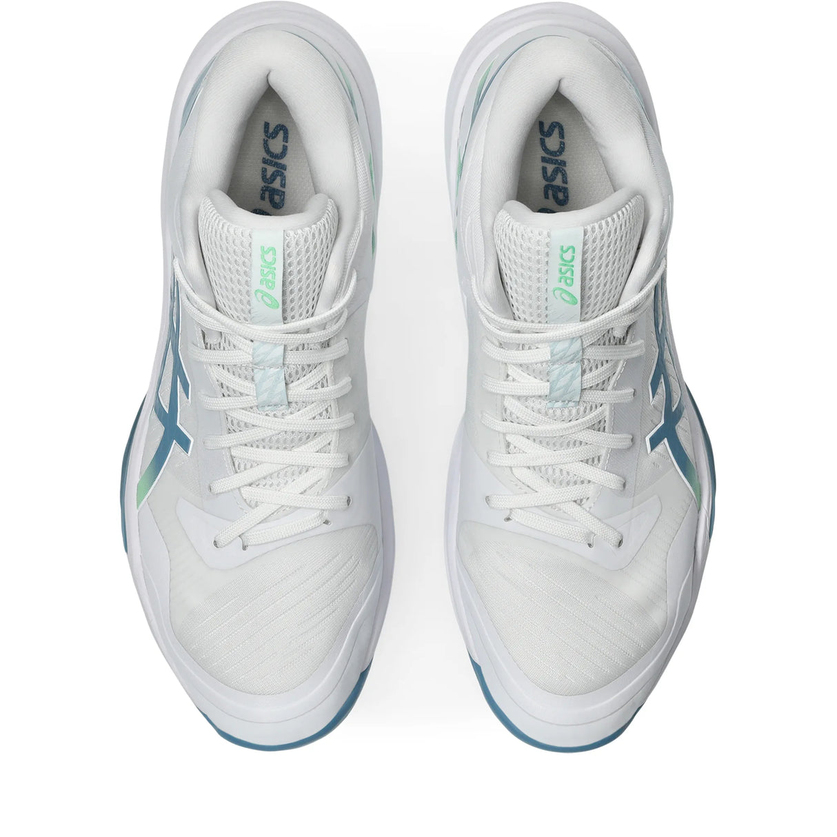 Asics Sky Elite FF MT 3 Men's Volleyball Shoes - White / Saba Blue