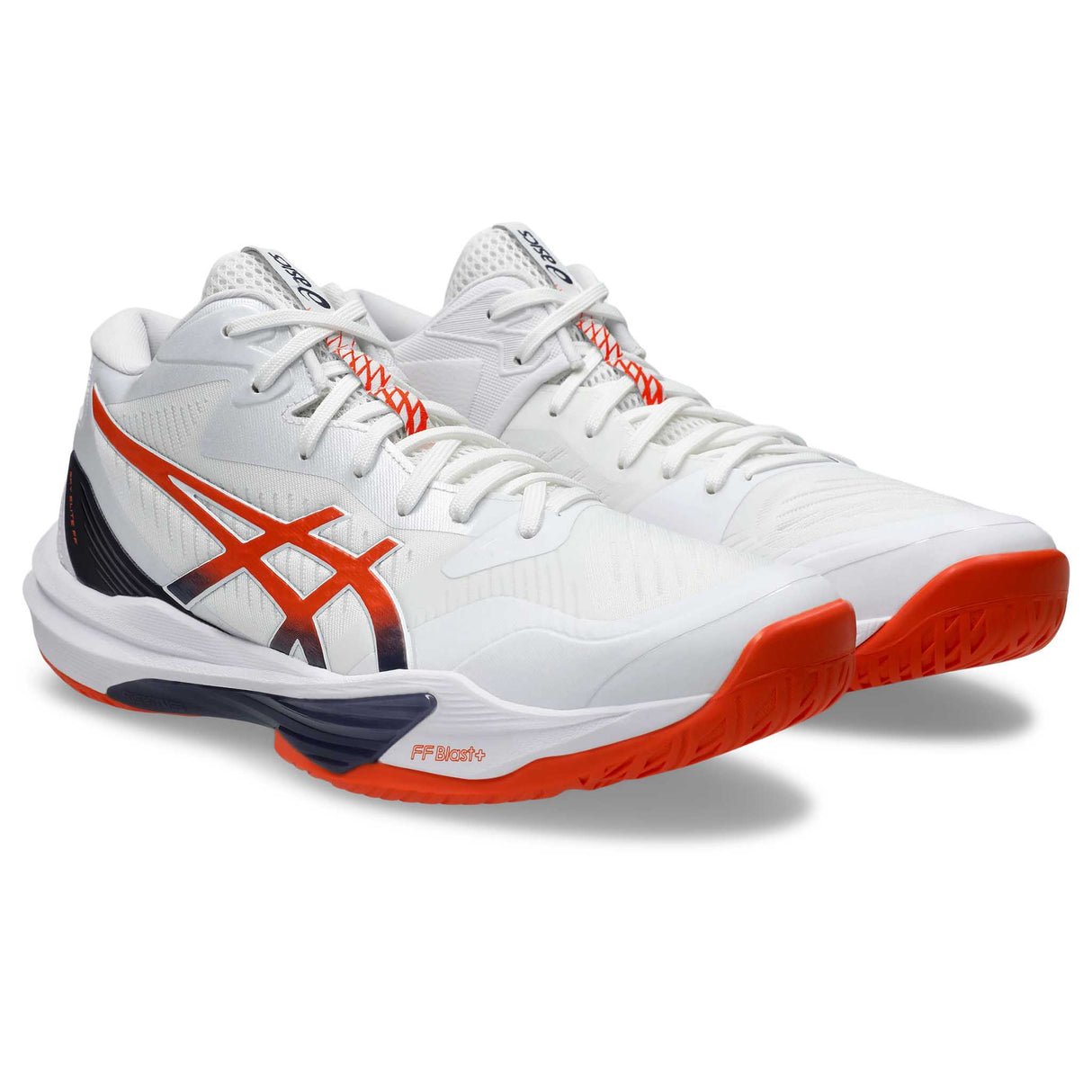 ASICS Sky Elite FF MT 3 souliers de volleyball homme paire - White / Nova Orange