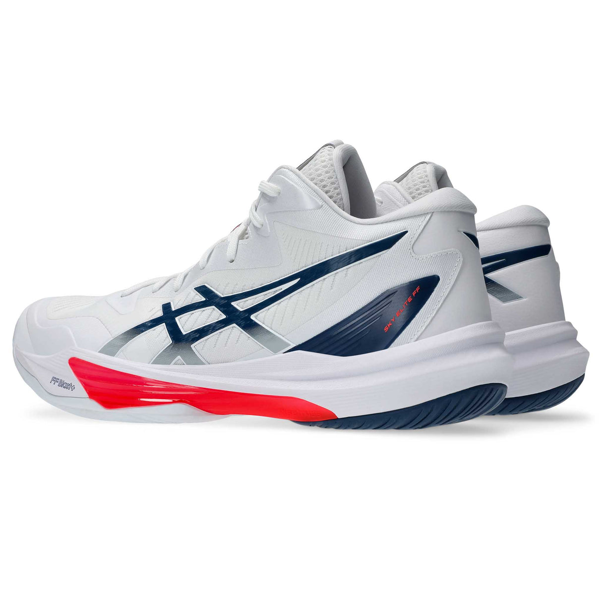 ASICS Sky Elite FF MT 3 souliers de volleyball homme - White / Mako Blue