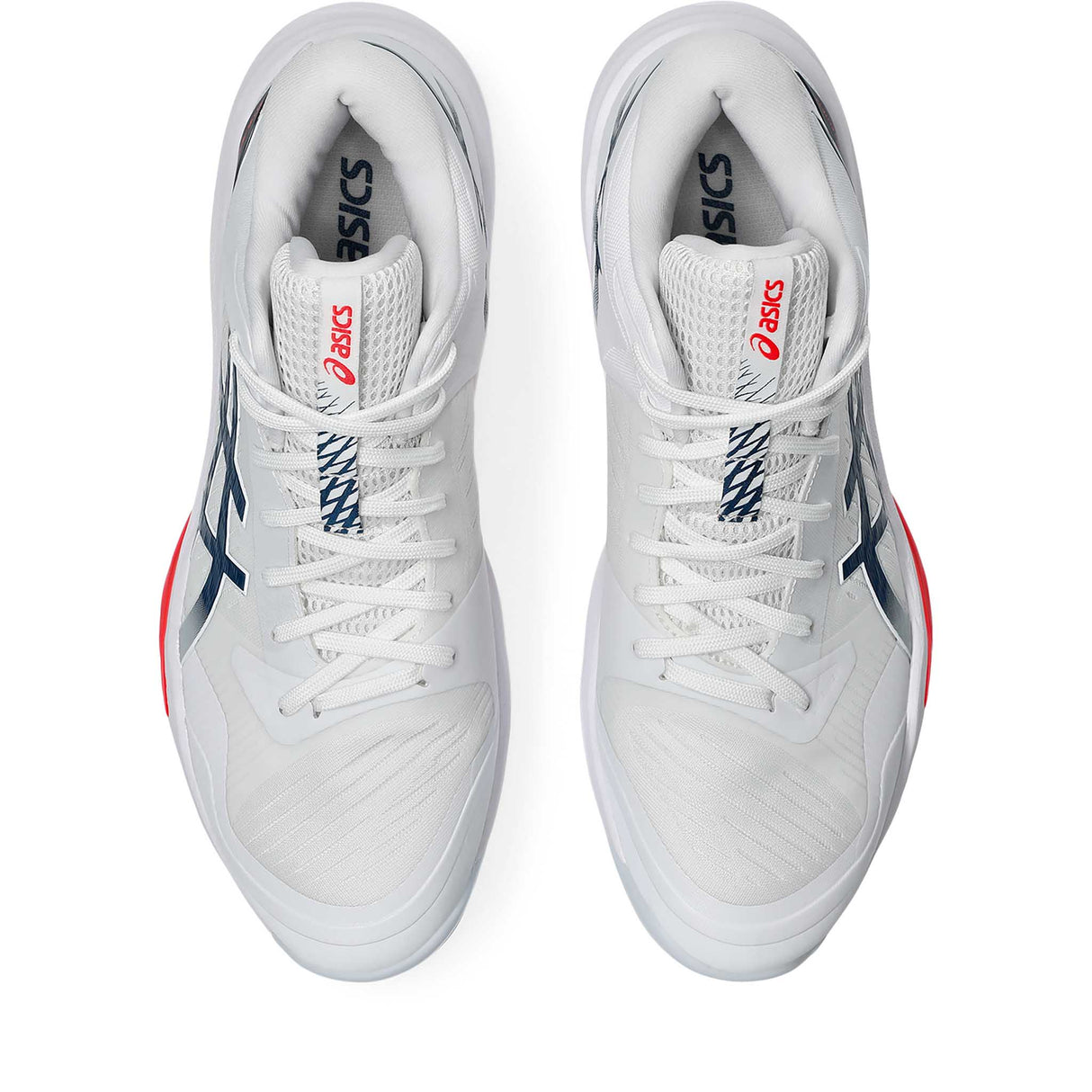 ASICS Sky Elite FF MT 3 souliers de volleyball homme - White / Mako Blue