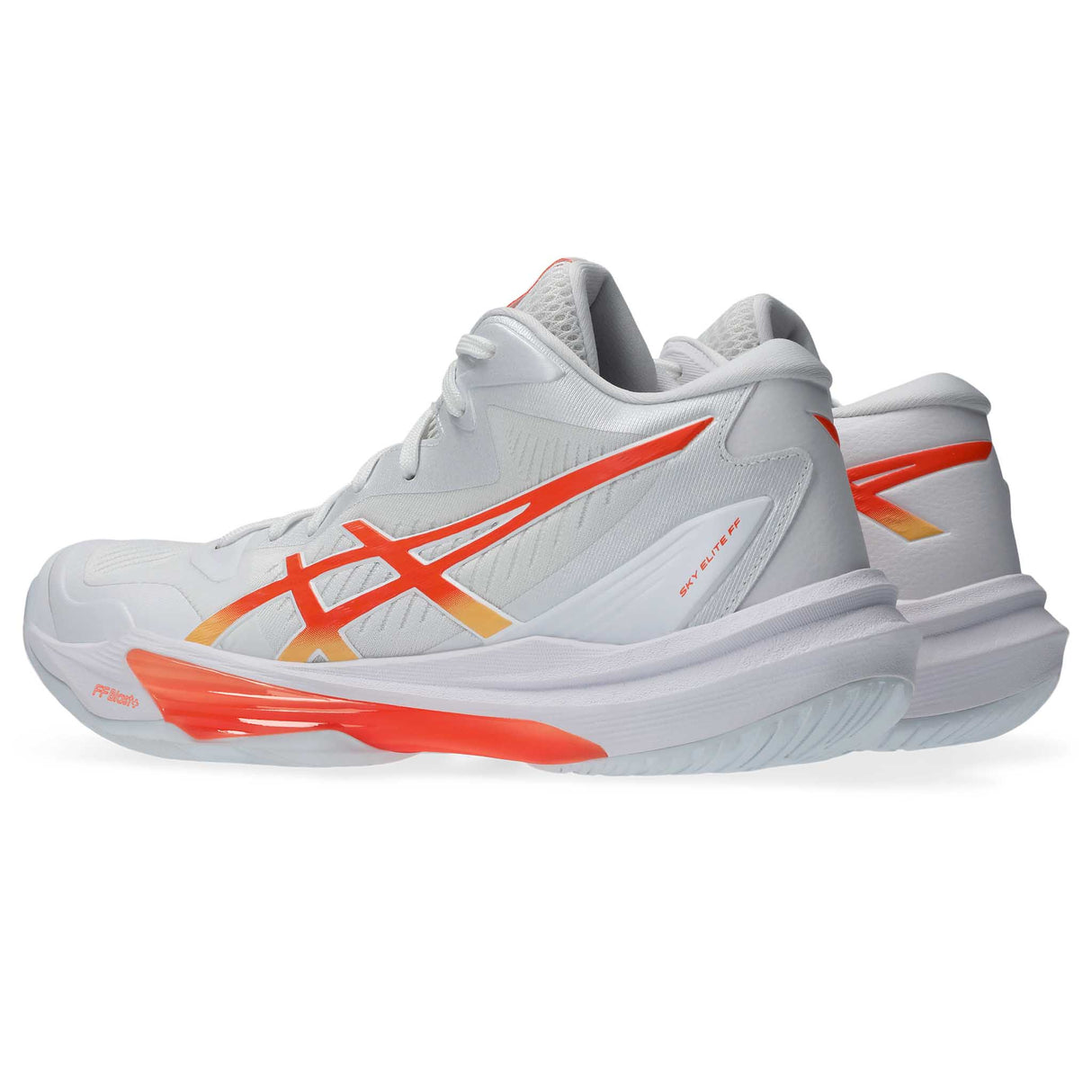 ASICS Sky Elite FF MT 3 Women's Volleyball Shoes - White / Vivid Coral