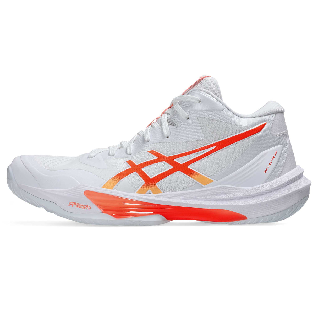 ASICS Sky Elite FF MT 3 Women's Volleyball Shoes - White / Vivid Coral