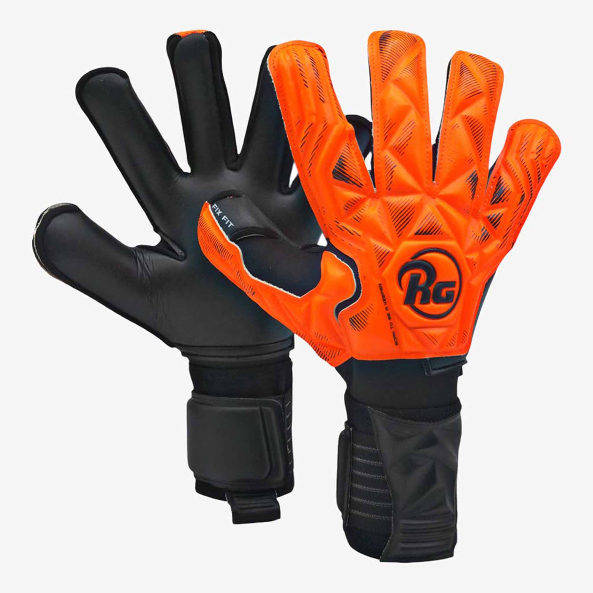 RG Goalkeeper Gloves Aegix - Orange / Black