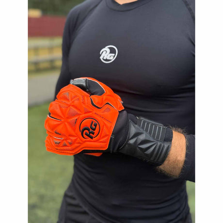 RG Goalkeeper Gloves Aegix - Orange / Black