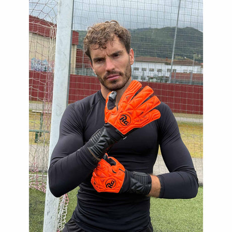 RG Goalkeeper Gloves Aegix - Orange / Black