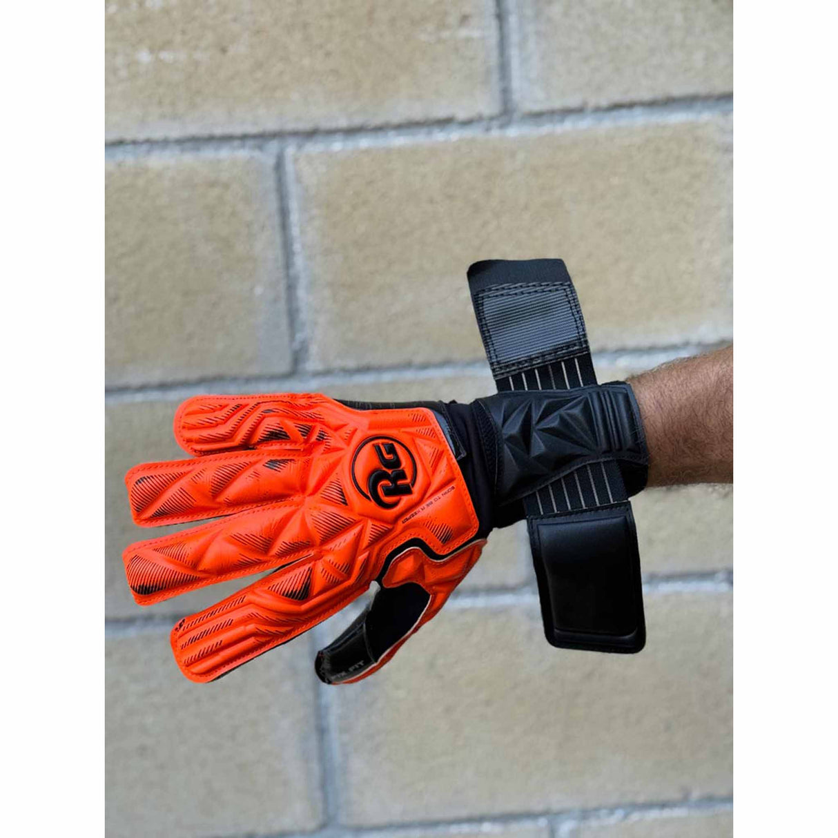 RG Goalkeeper Gloves Aegix - Orange / Black