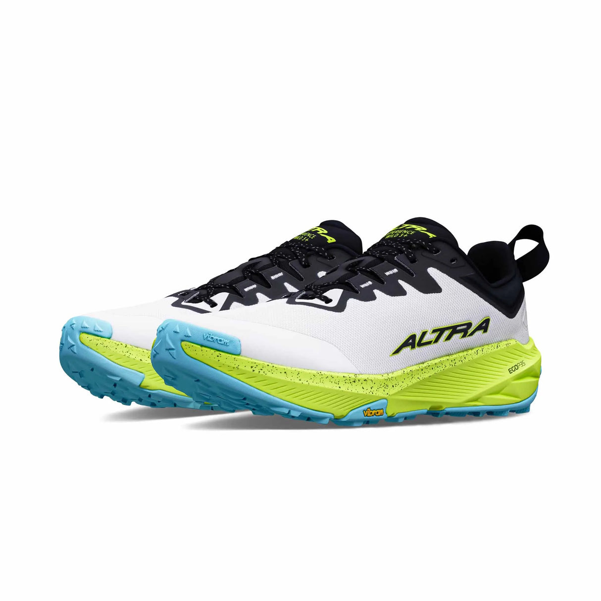 Altra Experience Wild 3+ Men's Trail Running Shoes - White / Lime
