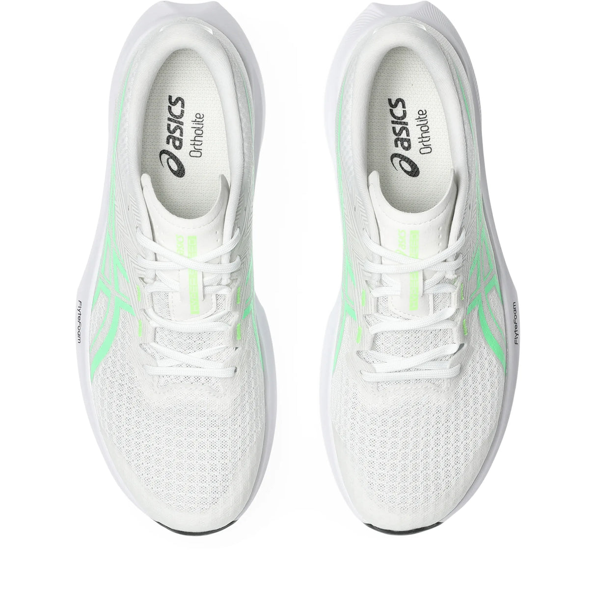 Asics Hyper Speed 5 Women's Running Shoes - White / Vital Green