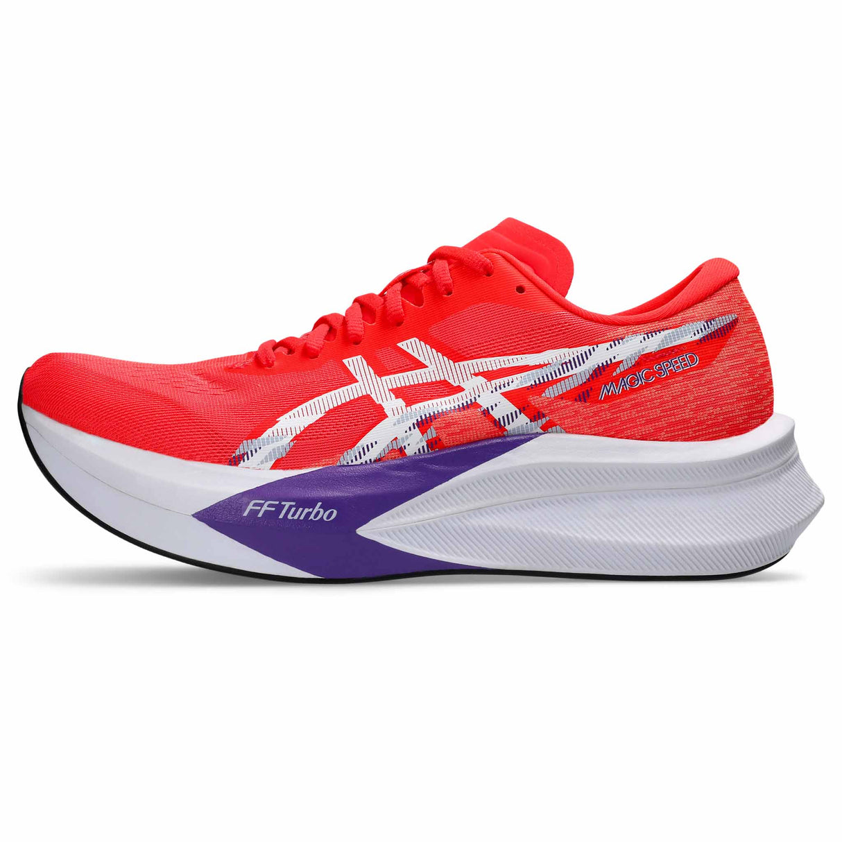 Asics Magic Speed 4 Men's Running Shoes - Flash Red / White