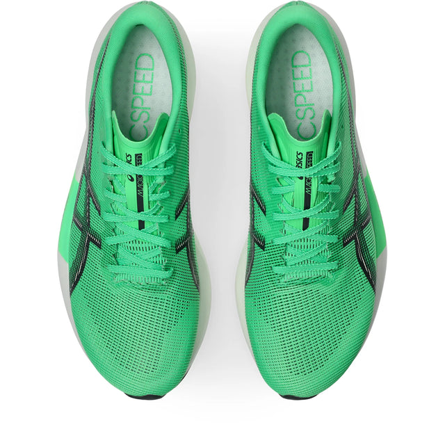 Asics Magic Speed 5 Unisex Carbon Plated Running Shoes - Vital Green / Carrier Grey