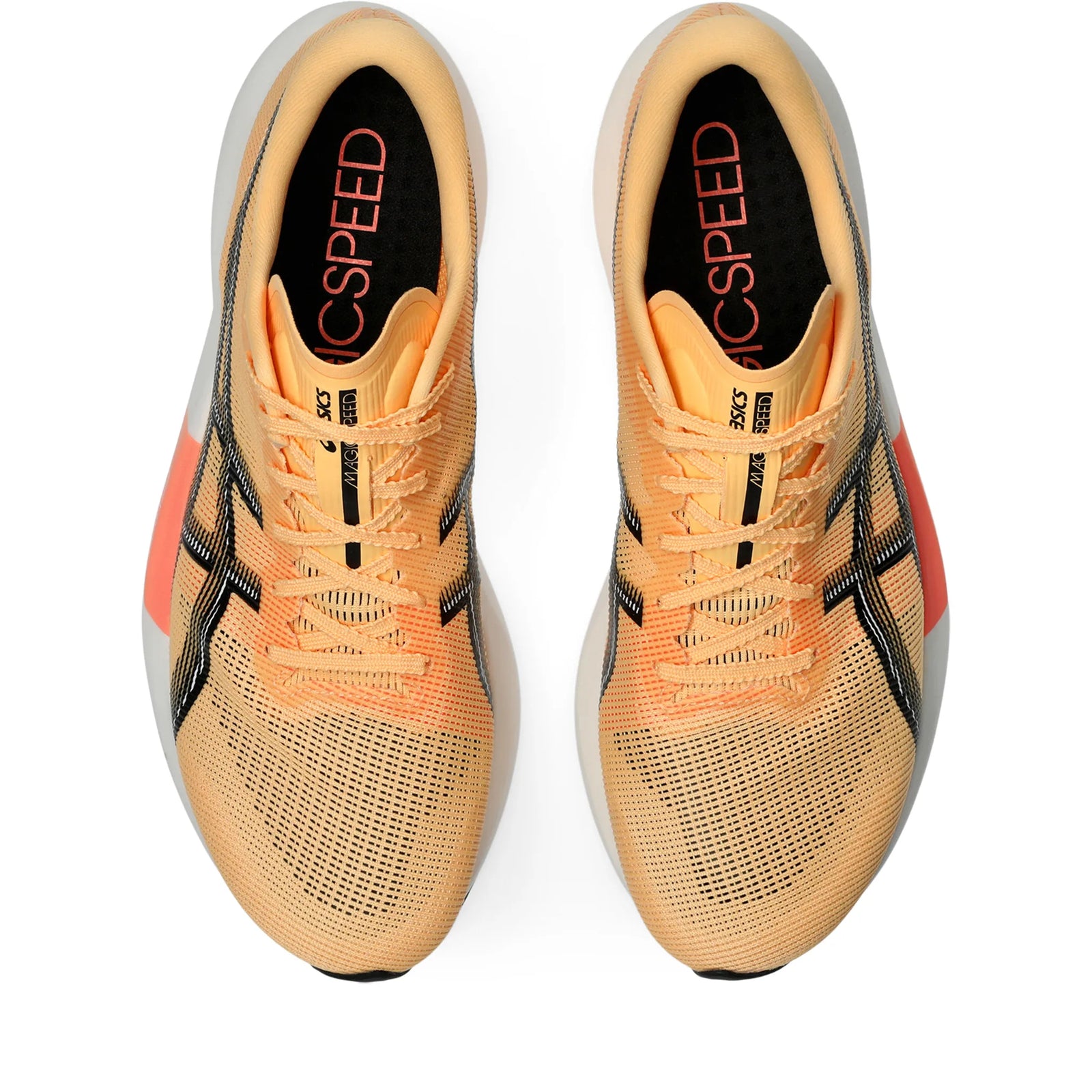 Asics Magic Speed 5 Unisex Carbon Plate Running Shoes - Orange Glow / Black