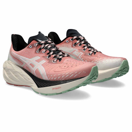 ASICS Novablast 4 TR chaussures de course en sentier pour femme - Nature Bathing / Rose Rouge