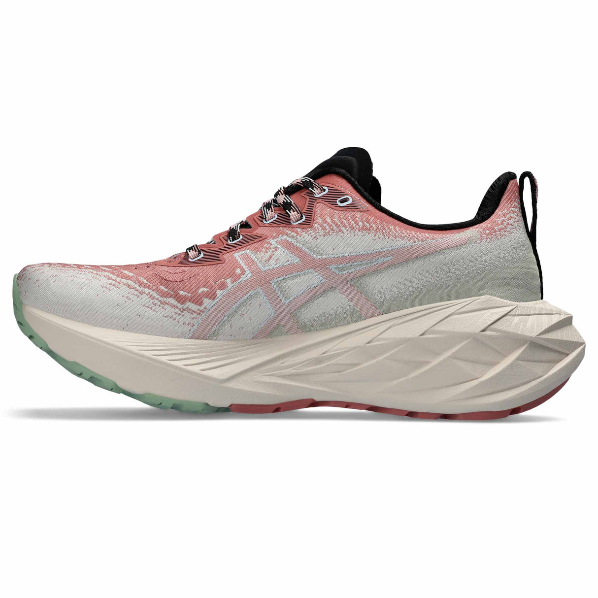 ASICS Novablast 4 TR chaussures de course en sentier pour femme - Nature Bathing / Rose Rouge