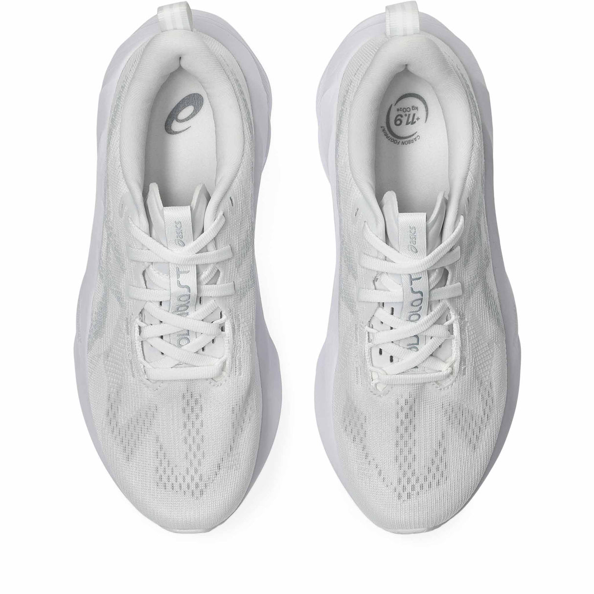 Asics Novablast 5 Women's Running Shoes - White / Piedmont Grey