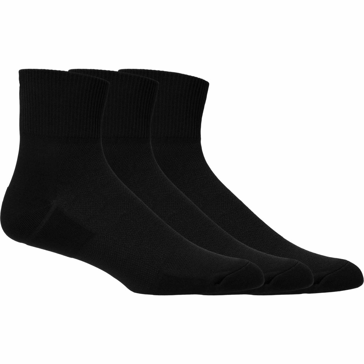 Asics Running Quarter Socks 3-Pack - Performance Black