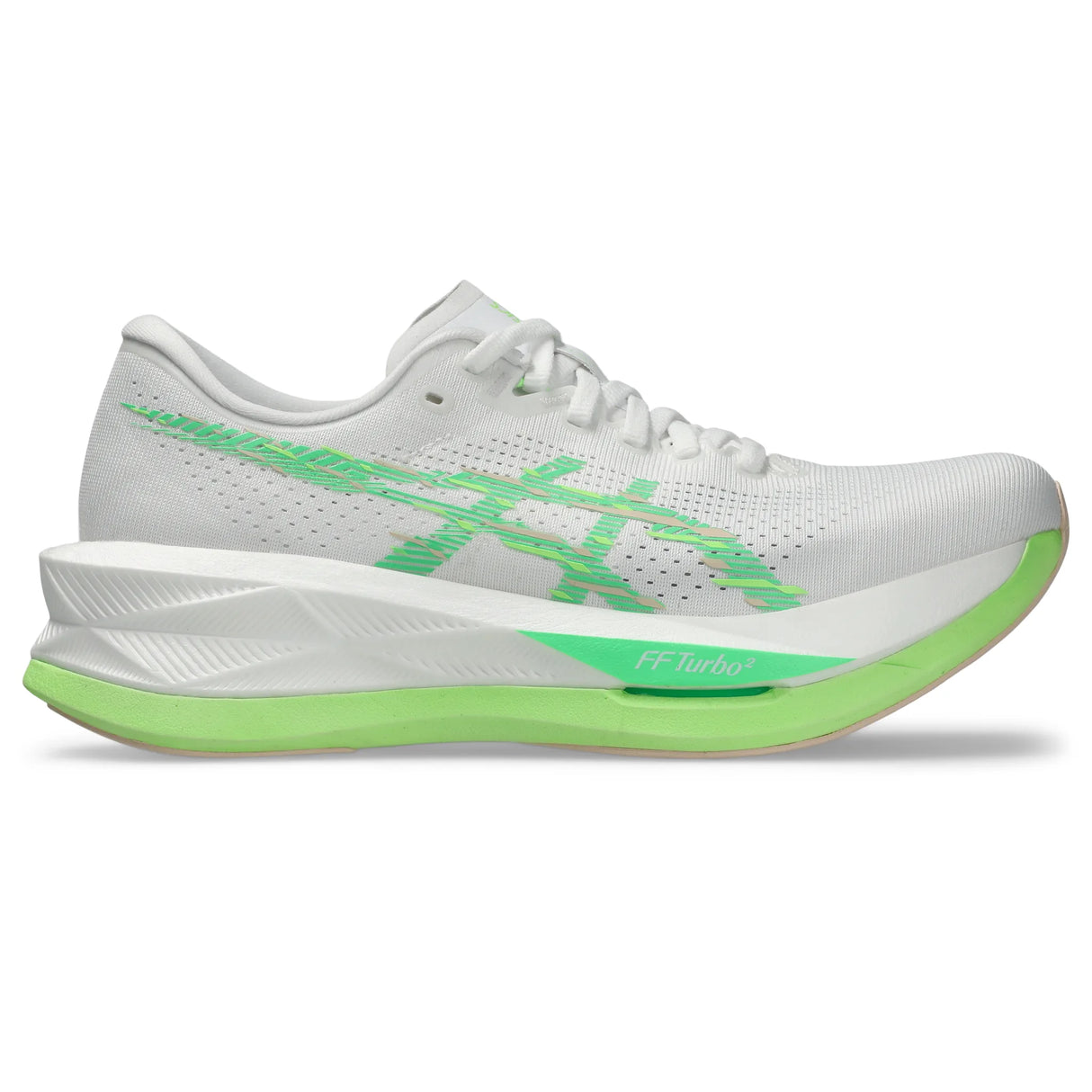 Asics Sonicblast Women's Running Shoes - White / Vital Green