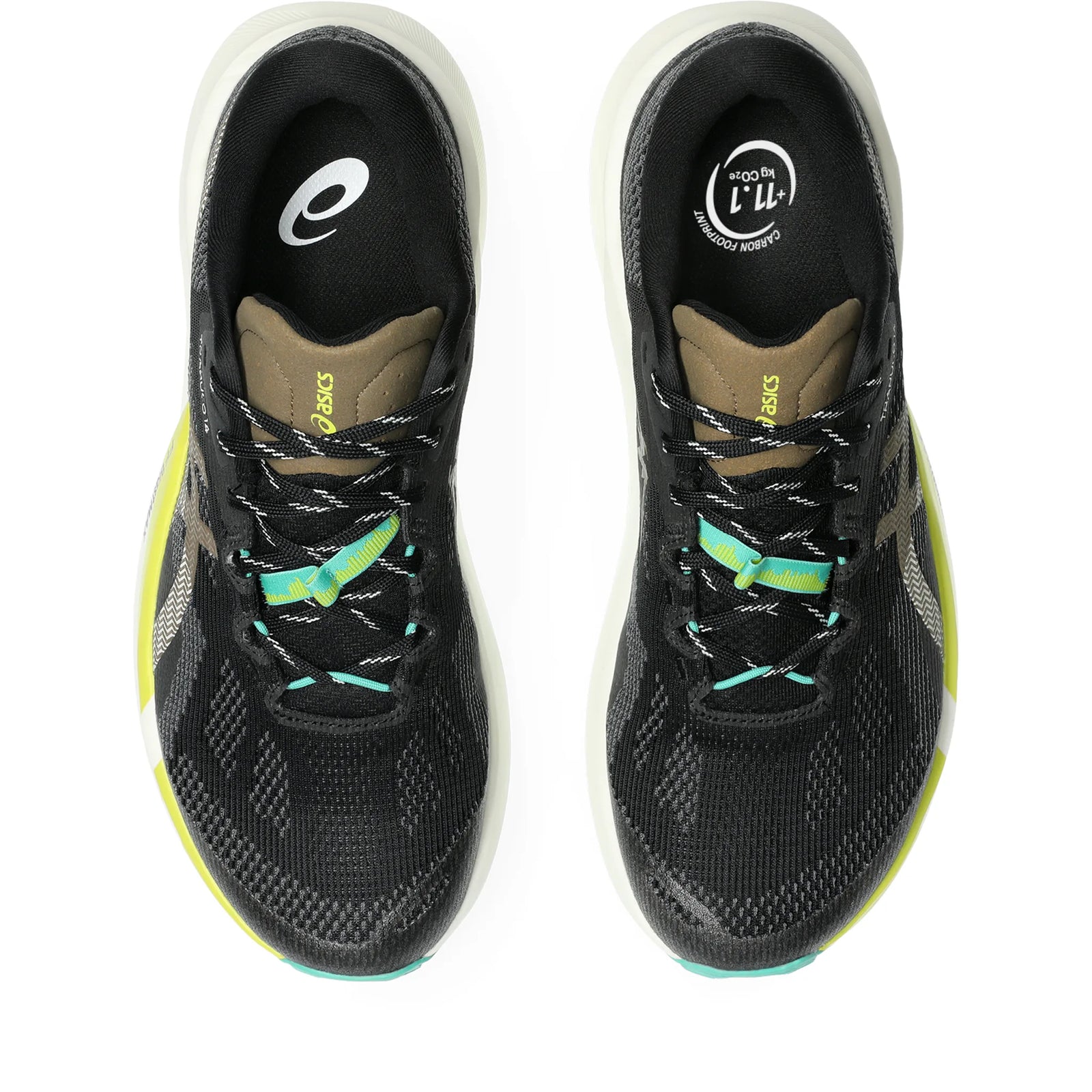 Asics Trabuco 14 Men's Trail Running Shoes - Black / Clay Canyon