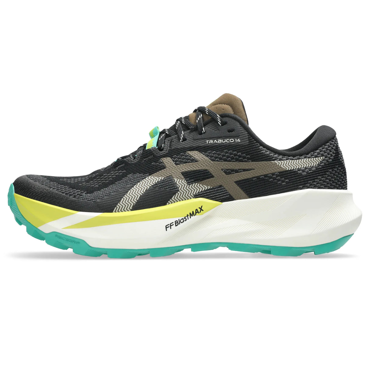 Asics Trabuco 14 Men's Trail Running Shoes - Black / Clay Canyon