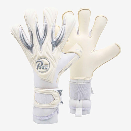 RG Goalkeeper Gloves Aspro - White / Silver
