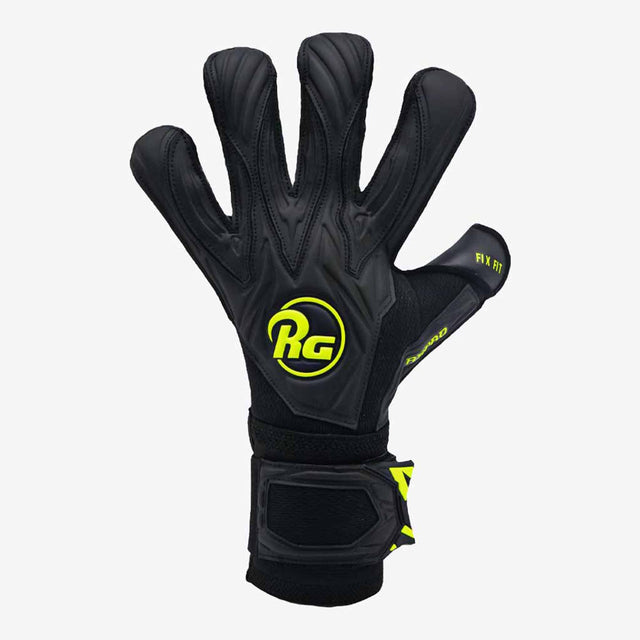 RG Goalkeeper Gloves Aspro Blackout - Black / Neon Yellow