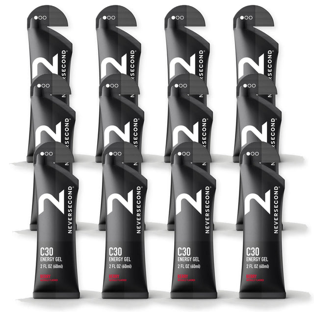 Neversecond C30 gel énergétique Petits fruits - Boîte de 12