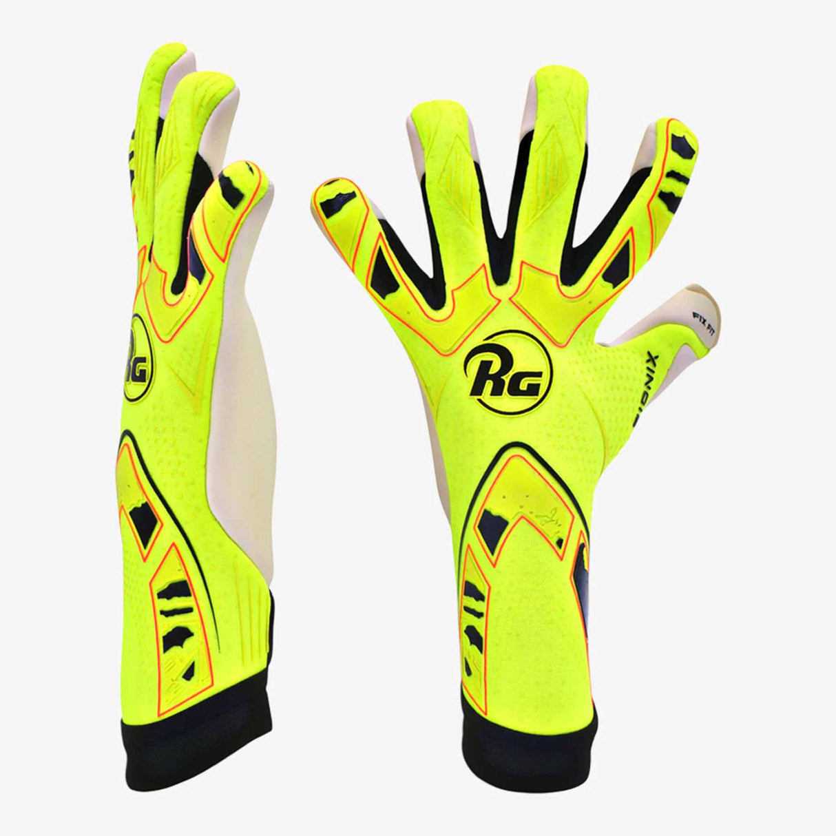 RG Goalkeeper Bionix 2025-2026 Goalkeeper Gloves - Neon Yellow / Black
