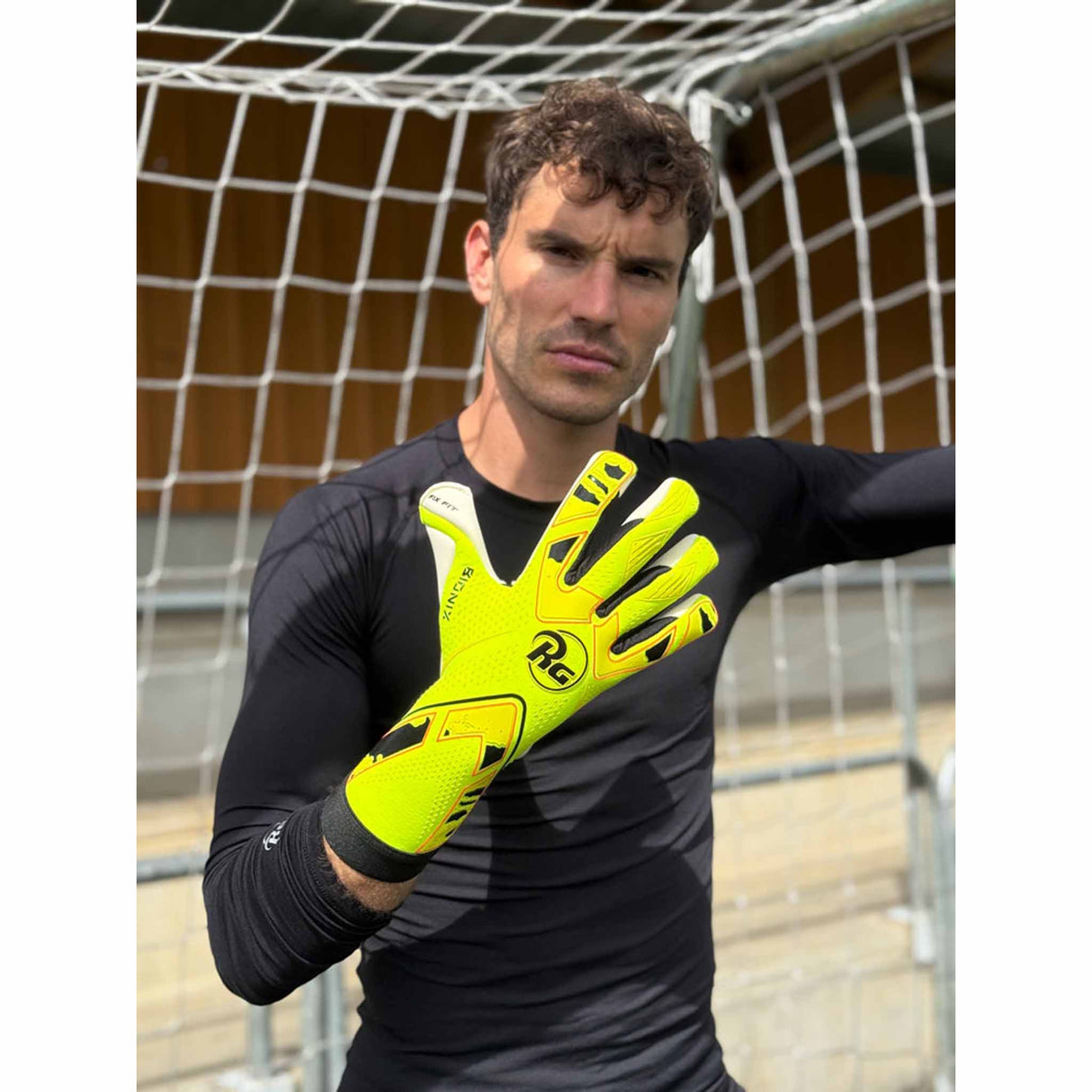 RG Goalkeeper Bionix 2025-2026 Goalkeeper Gloves - Neon Yellow / Black