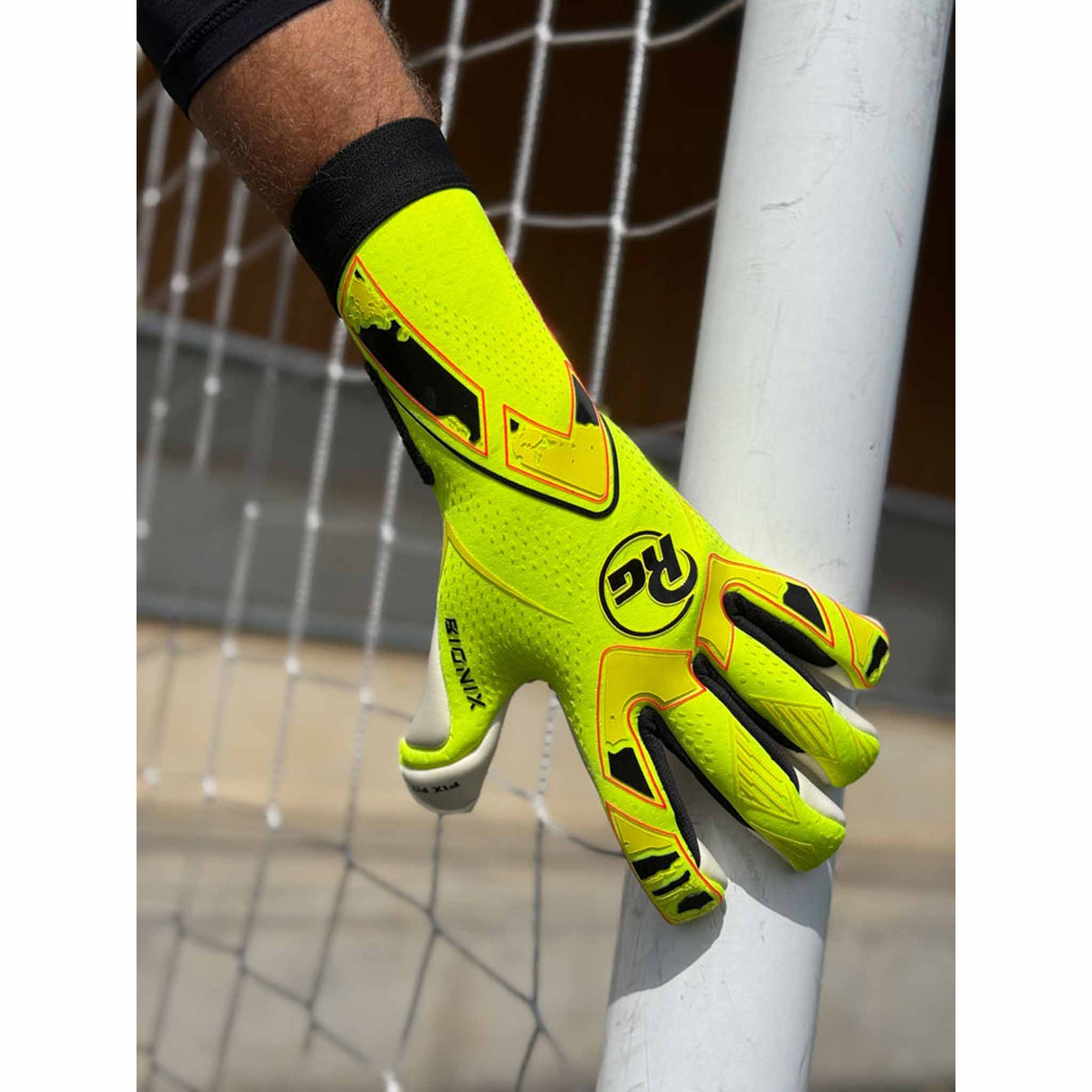 RG Goalkeeper Bionix 2025-2026 Goalkeeper Gloves - Neon Yellow / Black