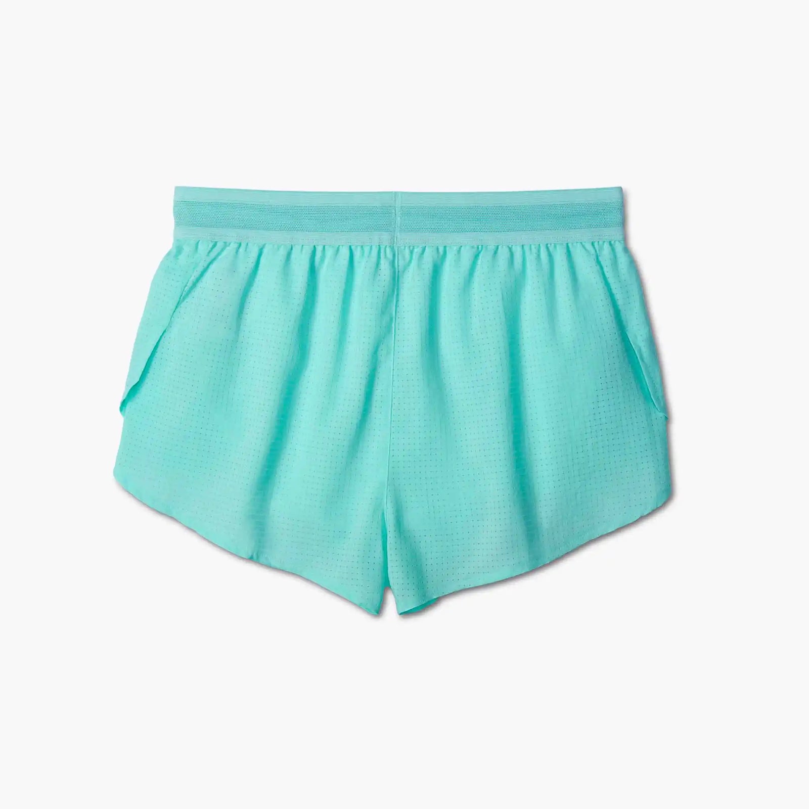 Brooks Pro Kit Split short de course à pied 2 po pour femme - Bright Cyan