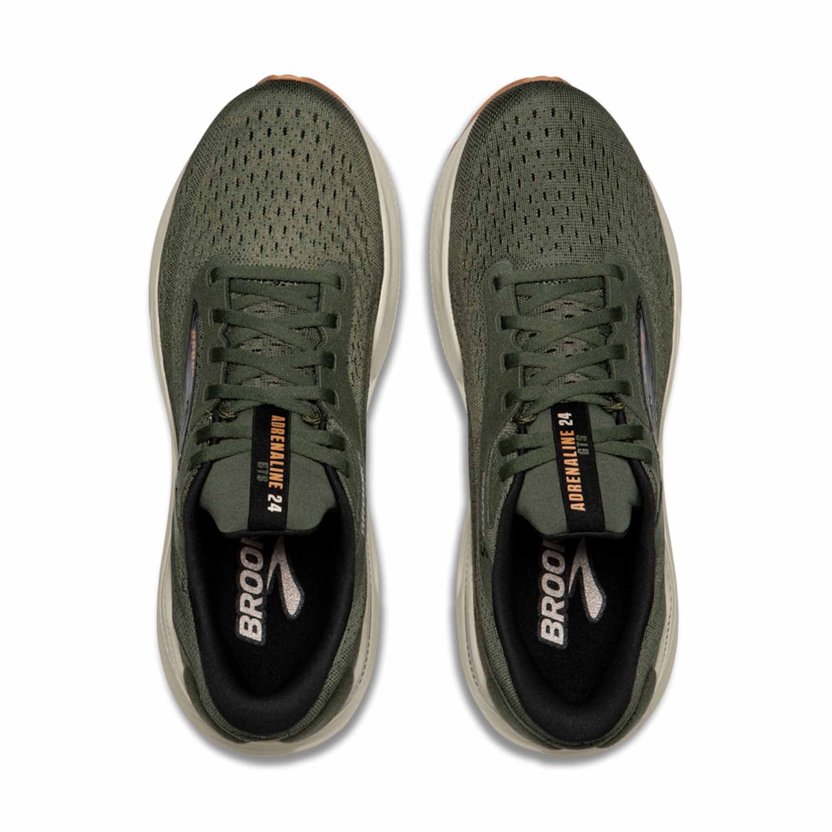 Brooks Adrenaline GTS 24 Men's Running Shoes - Thyme / Black / Pelican
