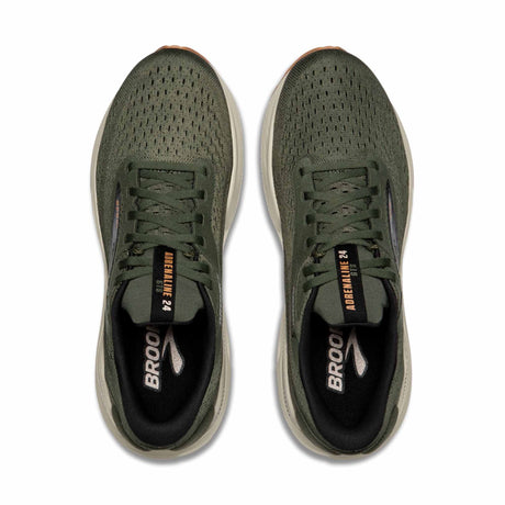 Brooks Adrenaline GTS 24 Men's Running Shoes - Thyme / Black / Pelican