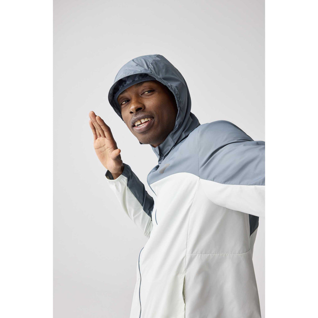 Brooks Canopy Packable Jacket homme action - Smoke / Storm