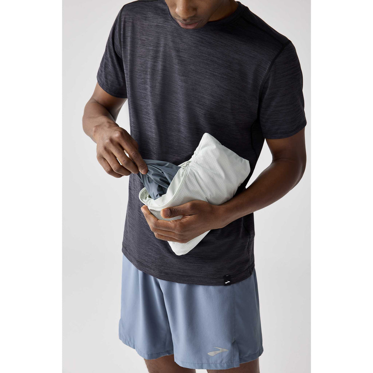 Brooks Canopy Packable Jacket homme - Smoke / Storm