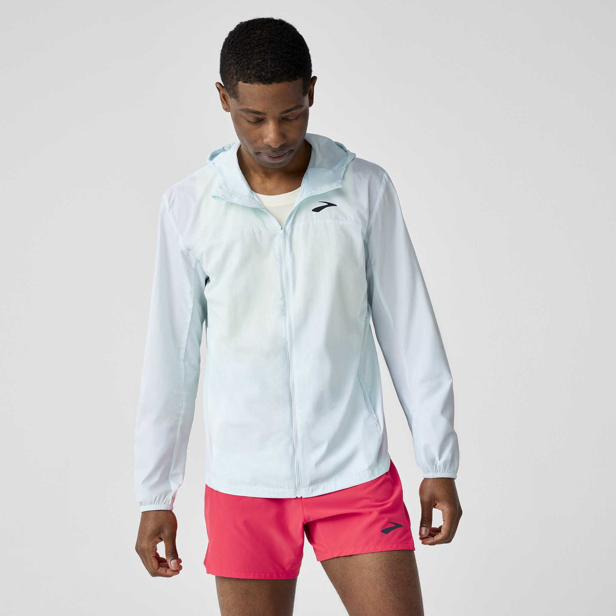 Brooks Canopy Packable Jacket coupe-vent de course à pied pour homme -Stride Blue