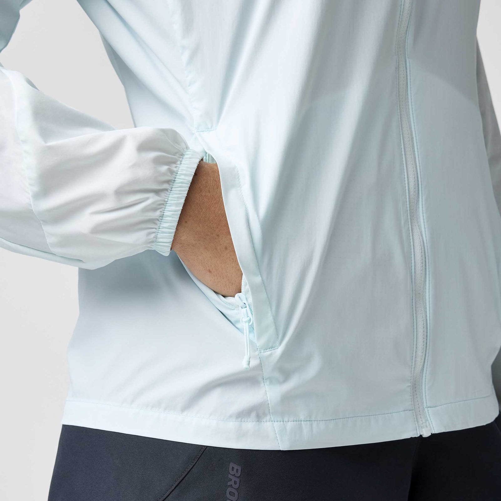 Brooks Canopy Packable Jacket coupe-vent de course à pied pour femme - Stride Blue