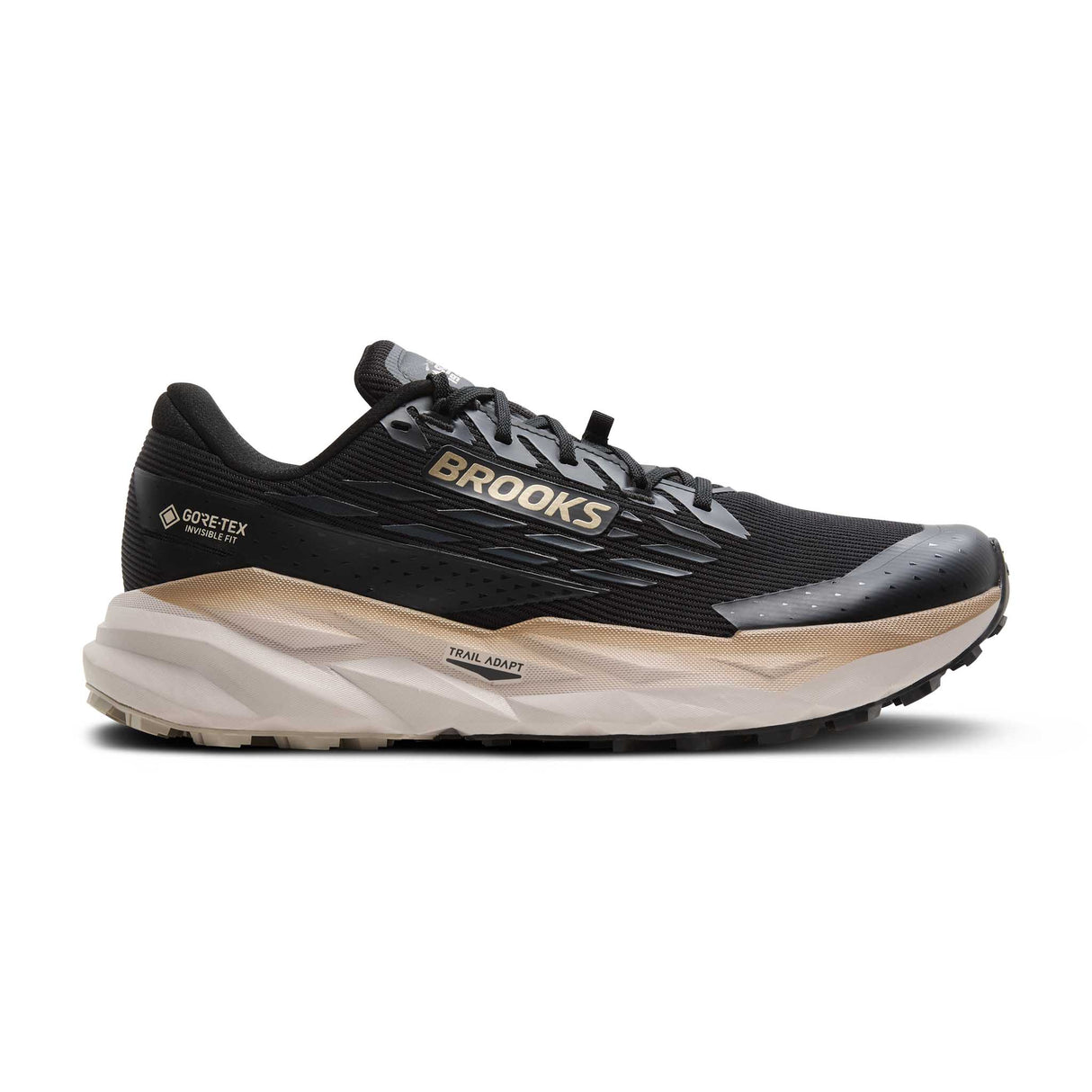 Brooks Cascadia 19 GTX chaussures de course à pied trail homme - Black / Ebony / Chateau Gray