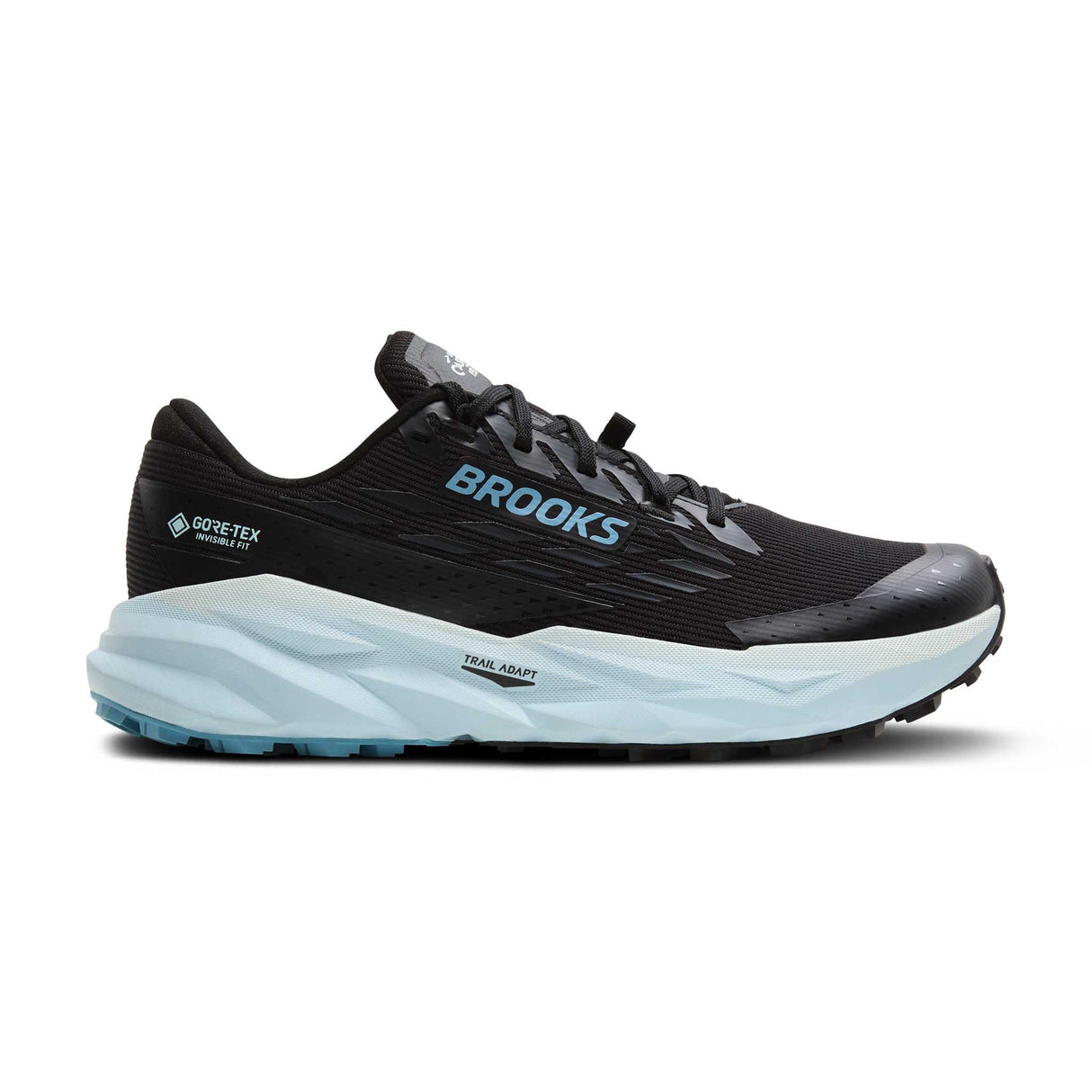 Brooks Cascadia 19 GTX chaussures de course à pied trail femme - Black / Ebony / Blue Flower