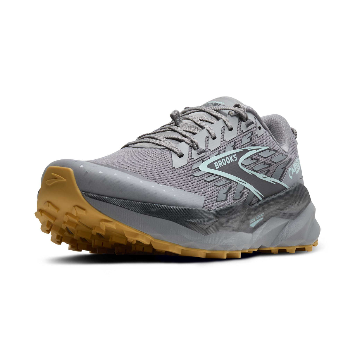 Brooks Cascadia 19 chaussures de course à pied trail homme pointe - Alloy / Ebony / Orange