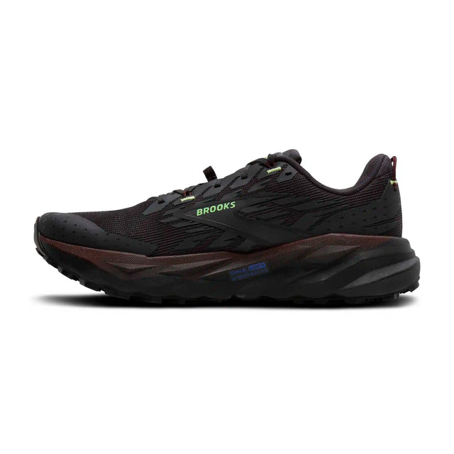 Brooks Cascadia 19 chaussures de course à pied trail homme - Phantom / Rum Raisin / Green