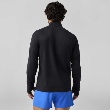 Brooks Dash 1/4 Zip 3.0 chandail de course à pied homme dos - Noir