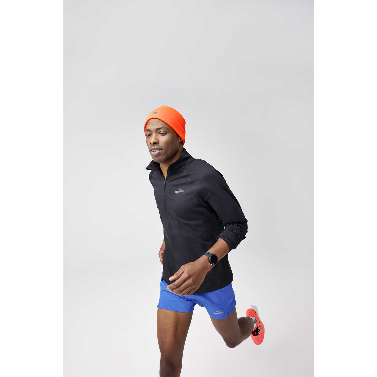 Brooks Dash 1/4 Zip 3.0 chandail de course à pied homme action - Noir