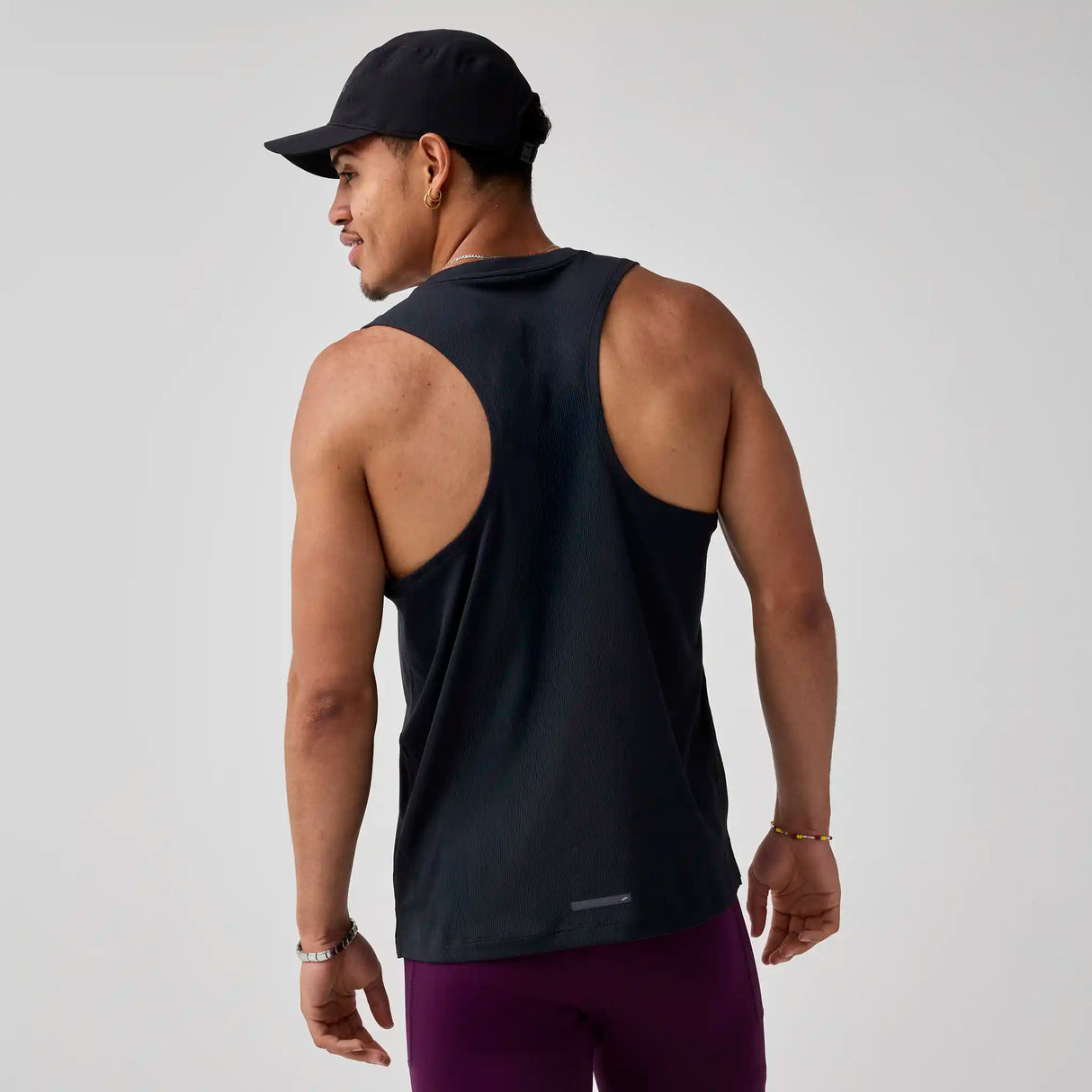 Brooks Dash Singlet camisole de course à pied pour homme - Noir