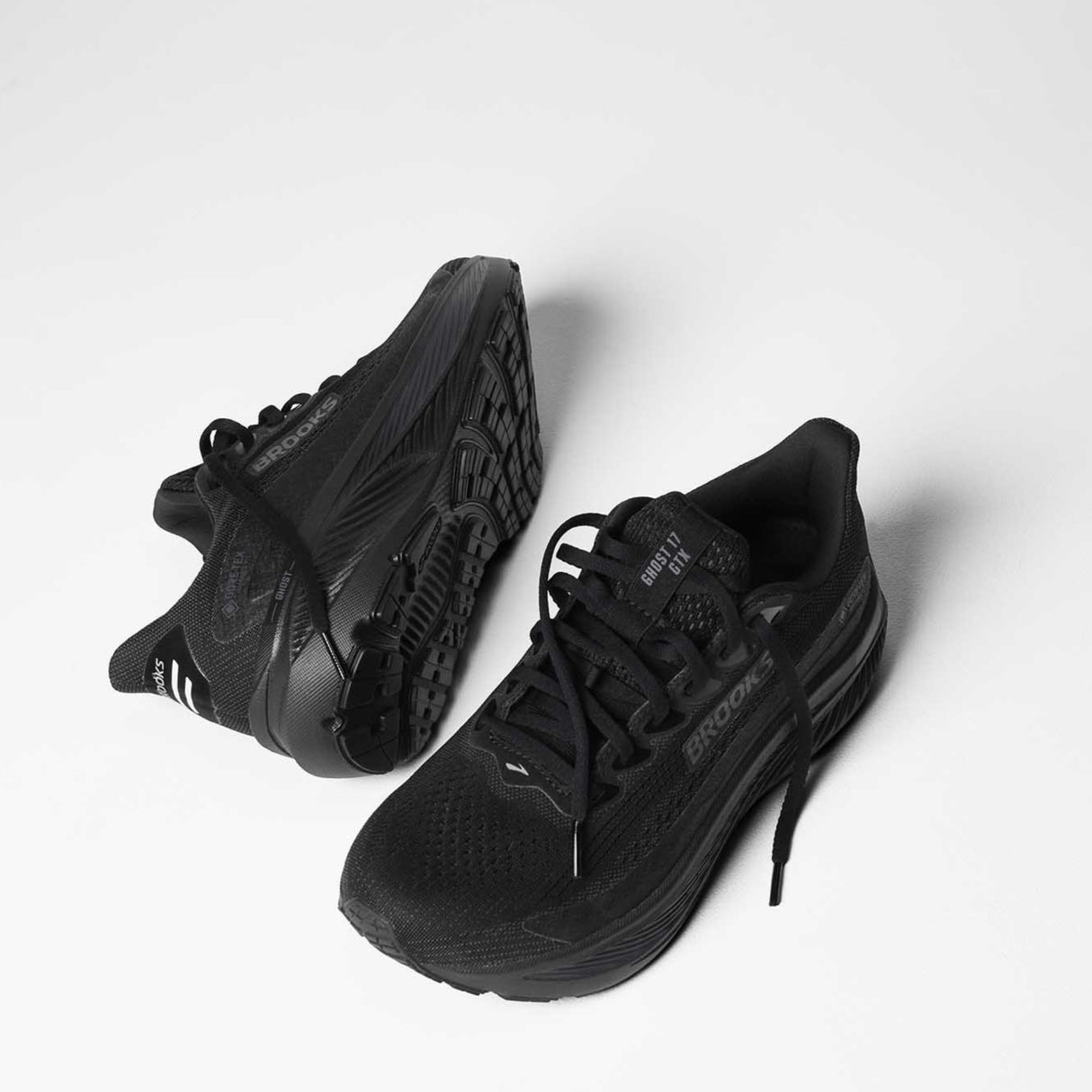 Brooks Ghost 17 GTX chaussures de course à pied femme paire - Black / Black / Ebony