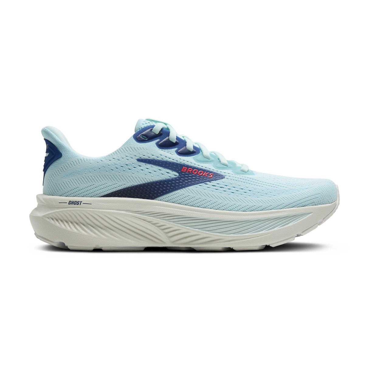Brooks Ghost 17 chaussures de course femme paire - Clearwater / Navy Peony