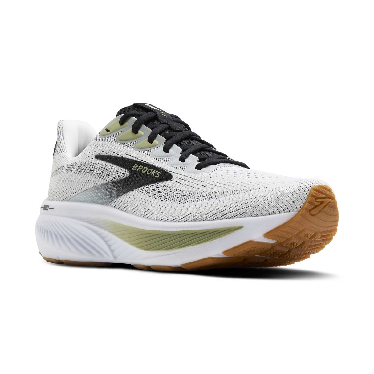 Brooks Ghost 17 chaussures de course homme pointe - White / Black / Tea