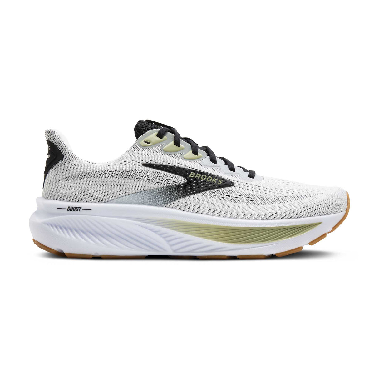Brooks Ghost 17 chaussures de course homme - White / Black / Tea