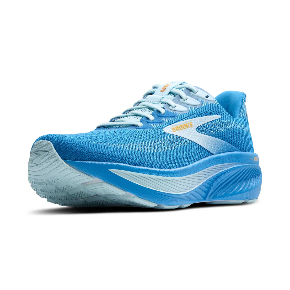 Brooks Ghost 17 chaussures de course homme pointe - Cloissone / Blue / Orange
