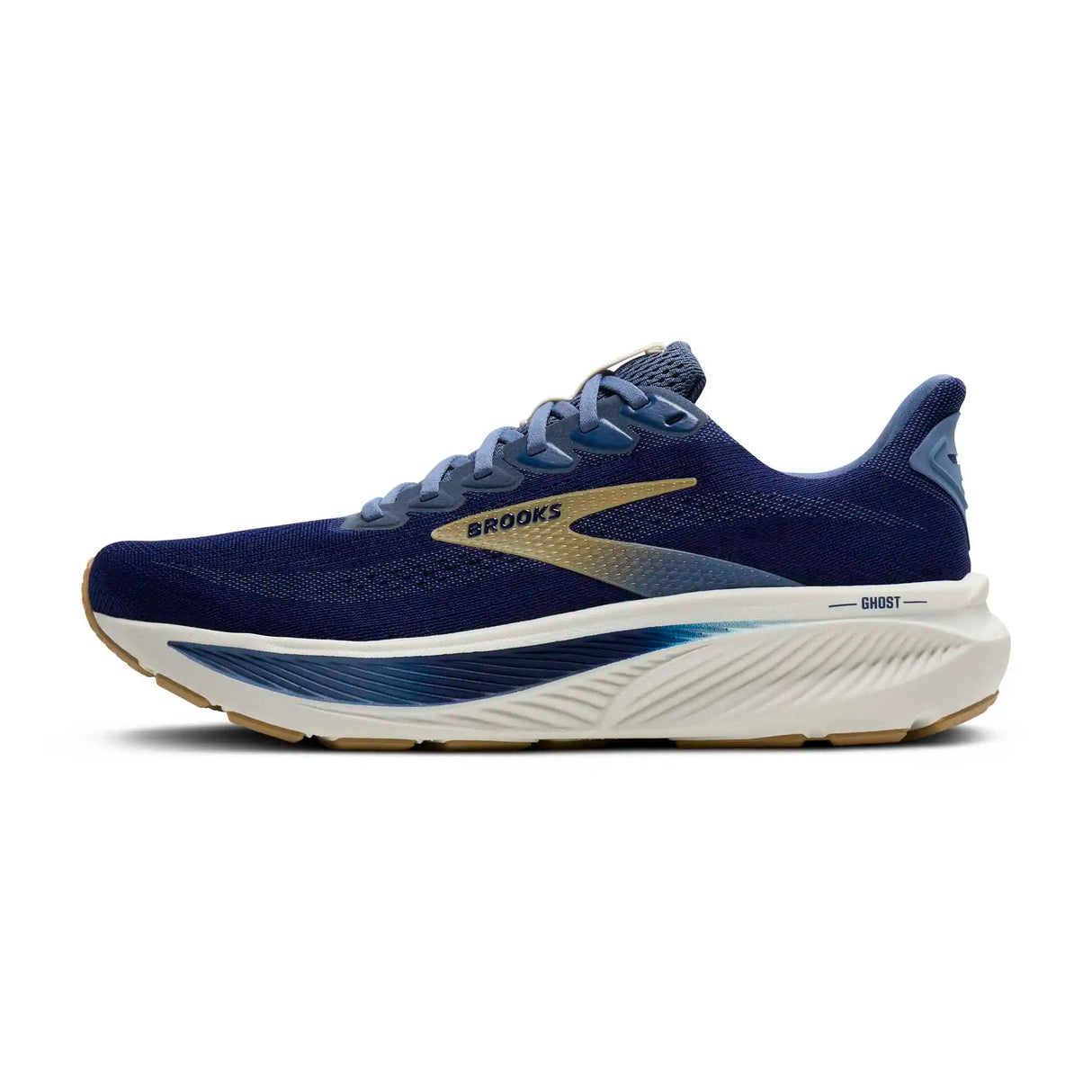 Brooks Ghost 17 chaussures de course homme - Beacon Blue / Moonlight / Starfish